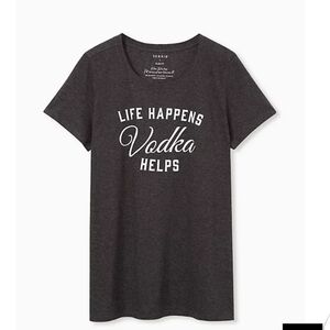 🆕LIFE HAPPENS SLIM FIT CREW TEE - TRIBLEND TEE